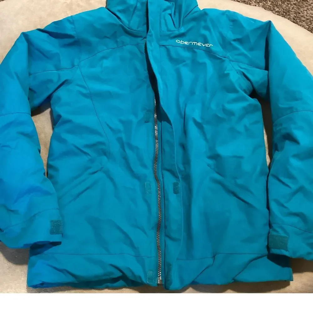 Obermeyer Girls' Extra Large‎ (would fit women small), Teal Coat
